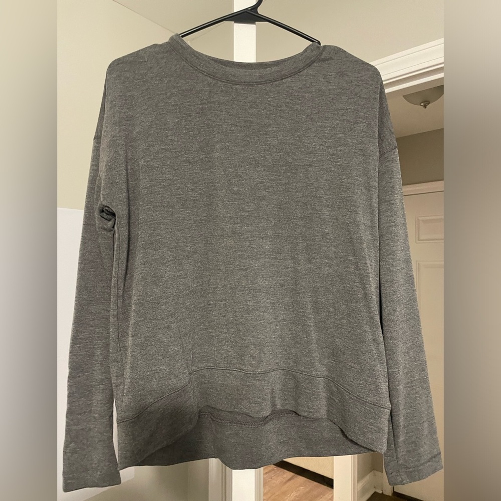 Heather Gray Crew Neck Long Sleeve